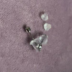 Silver earrings